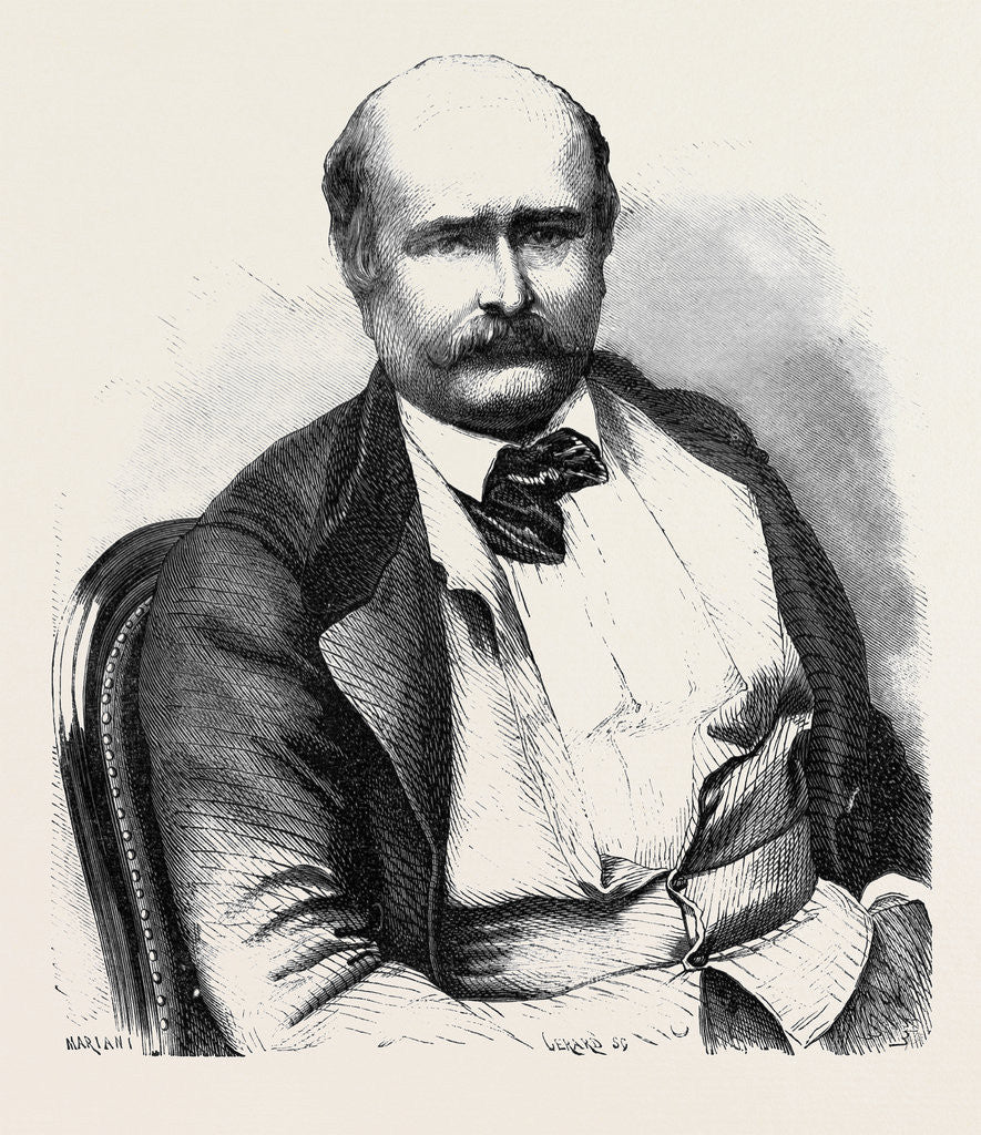 Detail of Jules Sandeau the French Dramatist Member of the Institute of France by Anonymous