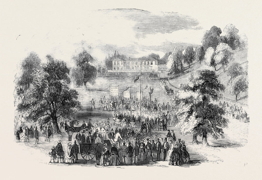 Detail of Rejoicings in the Park Adjoining Wick House Celebration of the Coming of Age of George William the Ninth Earl of Coventry Worcestershire by Anonymous