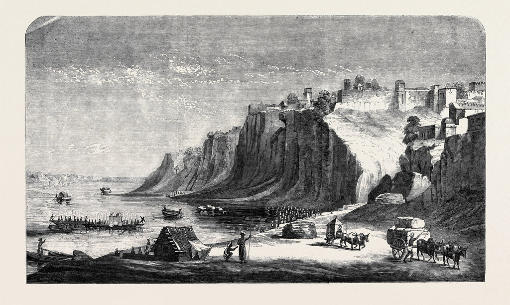 Detail of Calpee on the Jumna from an Indian Drawing by Anonymous