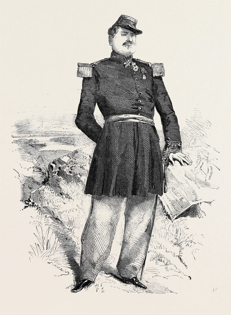 The War General Forey the Hero of Montebello posters & prints by Anonymous