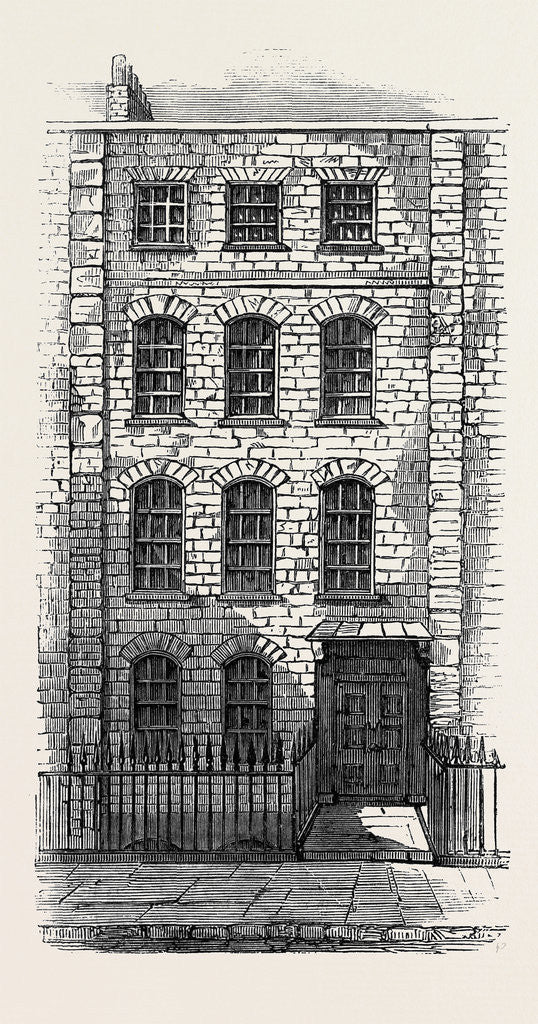 Detail of House in which Handel Lived 57 Brooke Street London by Anonymous