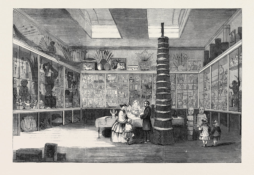 Detail of The Museum of the London Missionary Society by Anonymous