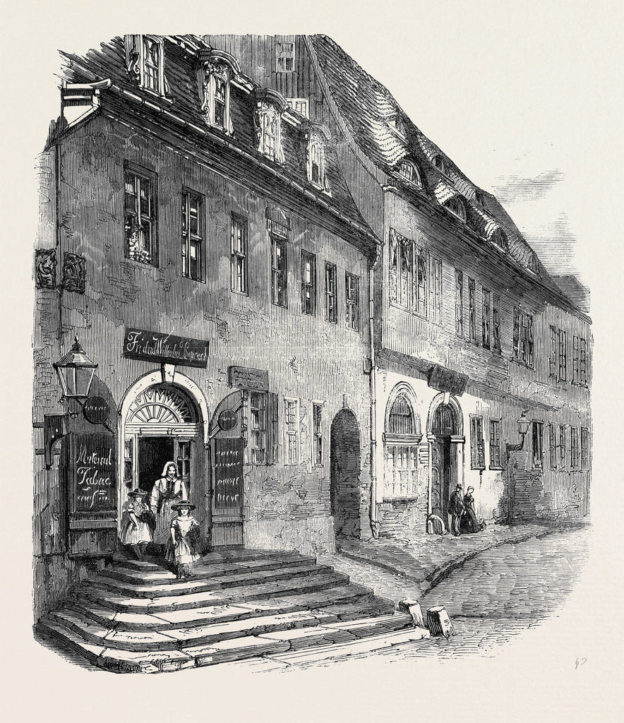 Detail of Birthplace of Handel at Halle Saxony from a Photograph by Mr. C. Klingemann by Anonymous