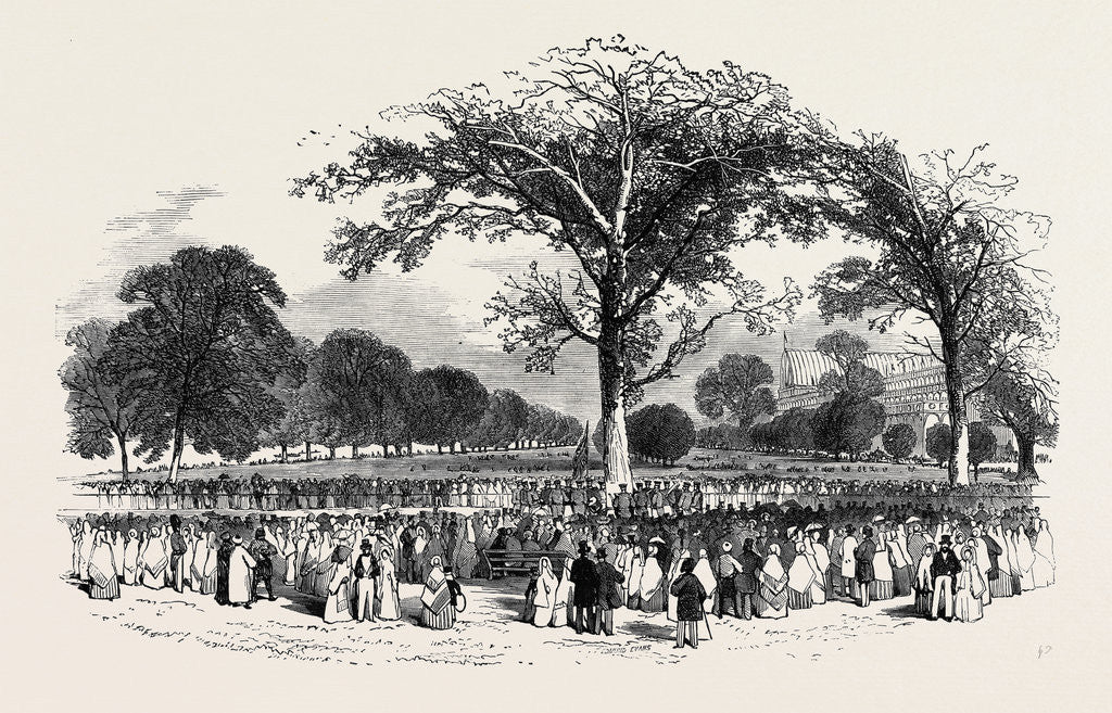 Detail of Kensington Gardens, the Band. by Anonymous