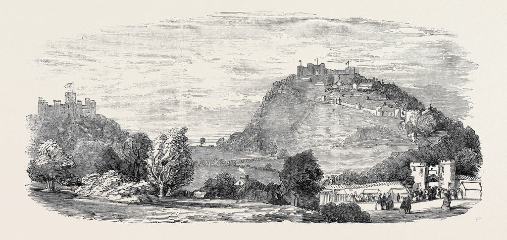 Detail of Festivities at Beeston Castle, the Annual Festival in Aid of the Widows and Orphans of the Peckforton District of the Independent Order of Odd Fellows M.U., Was Held on These Picturesque and Romantic Heights by Anonymous