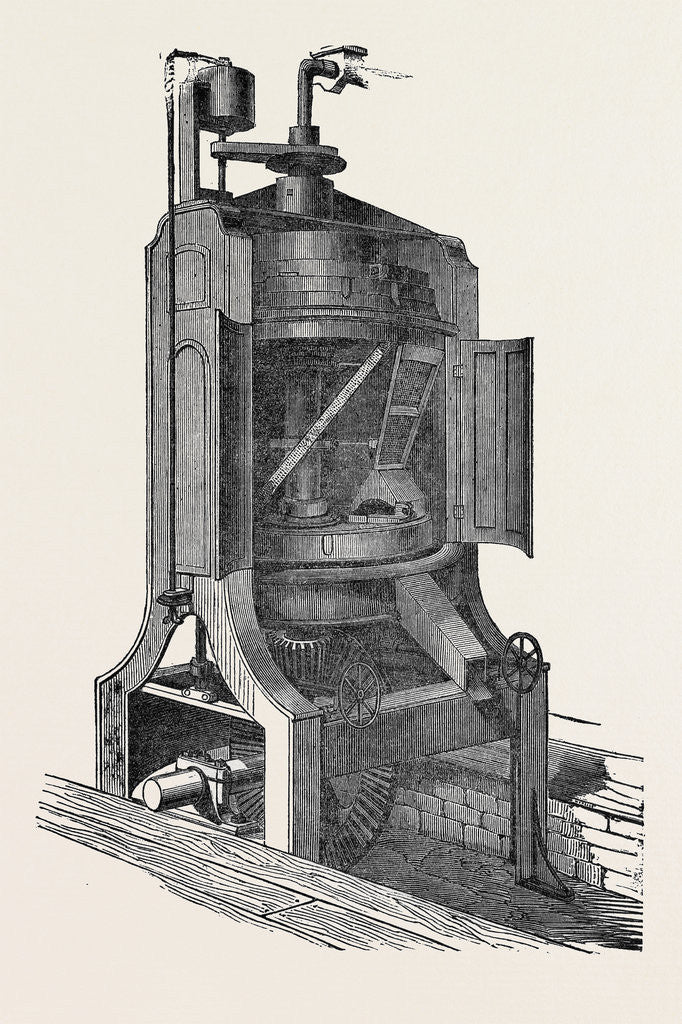 Detail of Westrup's Patent Conical Flour Mill, the Great Exhibition by Anonymous