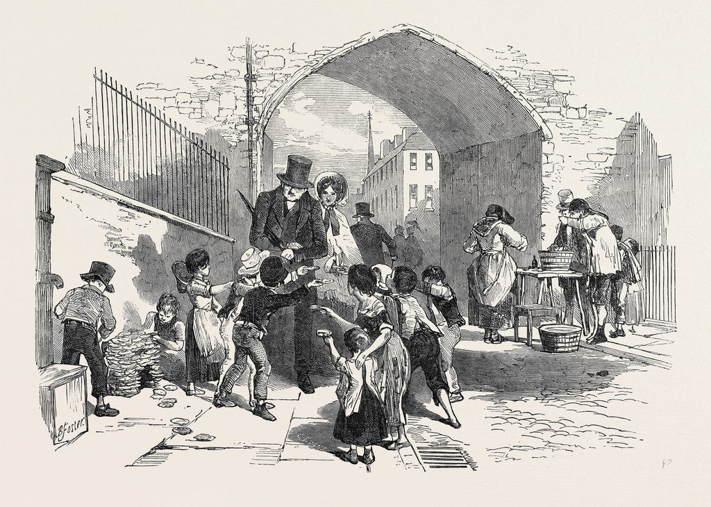 Detail of Oyster Day, Please to Remember the Grotto by Anonymous