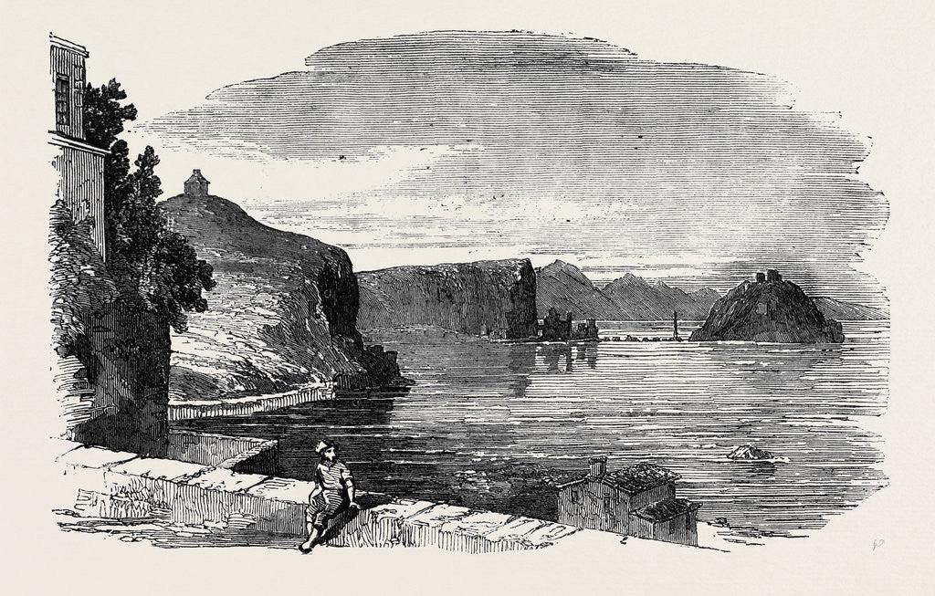 Detail of The Bagno of Nisida, the Prison of Carlo Poerio, State Prosecutions of the Neapolitan Government by Anonymous