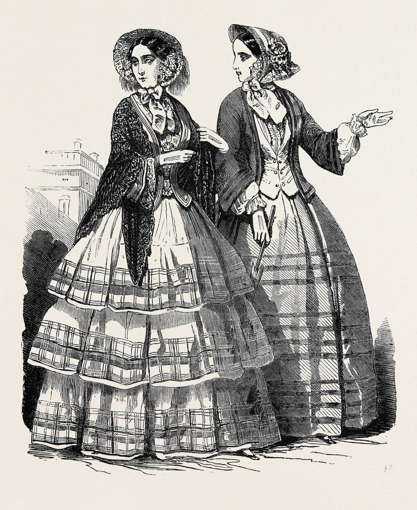 Detail of Paris Fashions for August by Anonymous