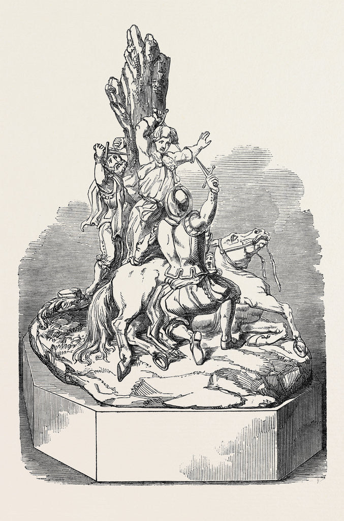 Detail of Goodwood Group, Death of Lord Francis Villiers. by Anonymous