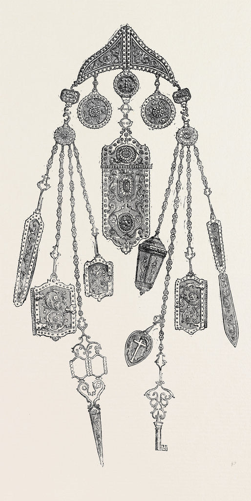 Detail of Chatelaine by Anonymous