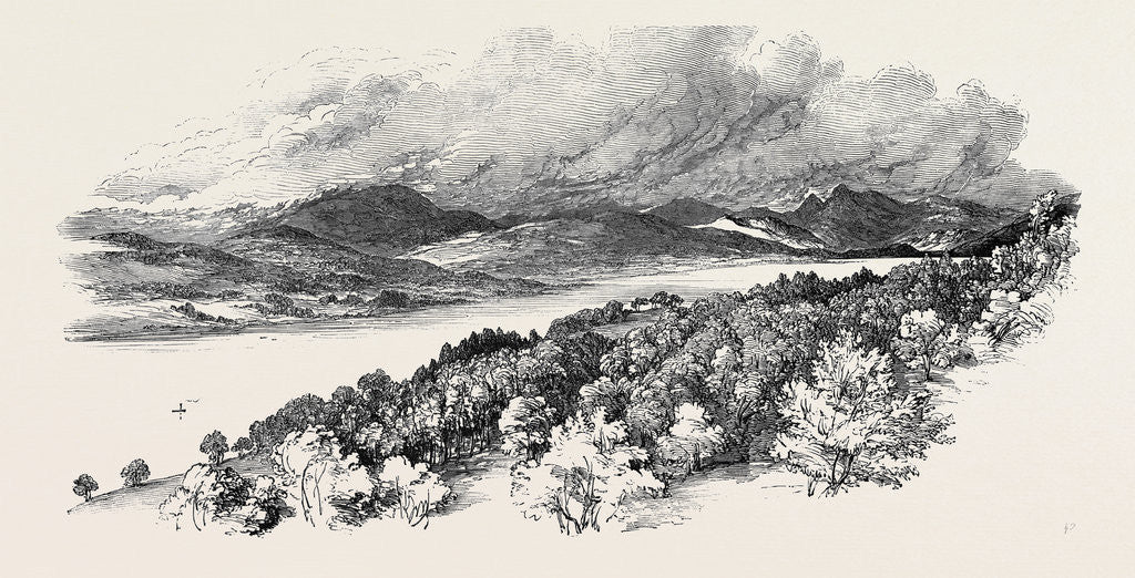 Detail of Windermere, from the Road Between Bowness and Ambleside, the Lake District by Anonymous