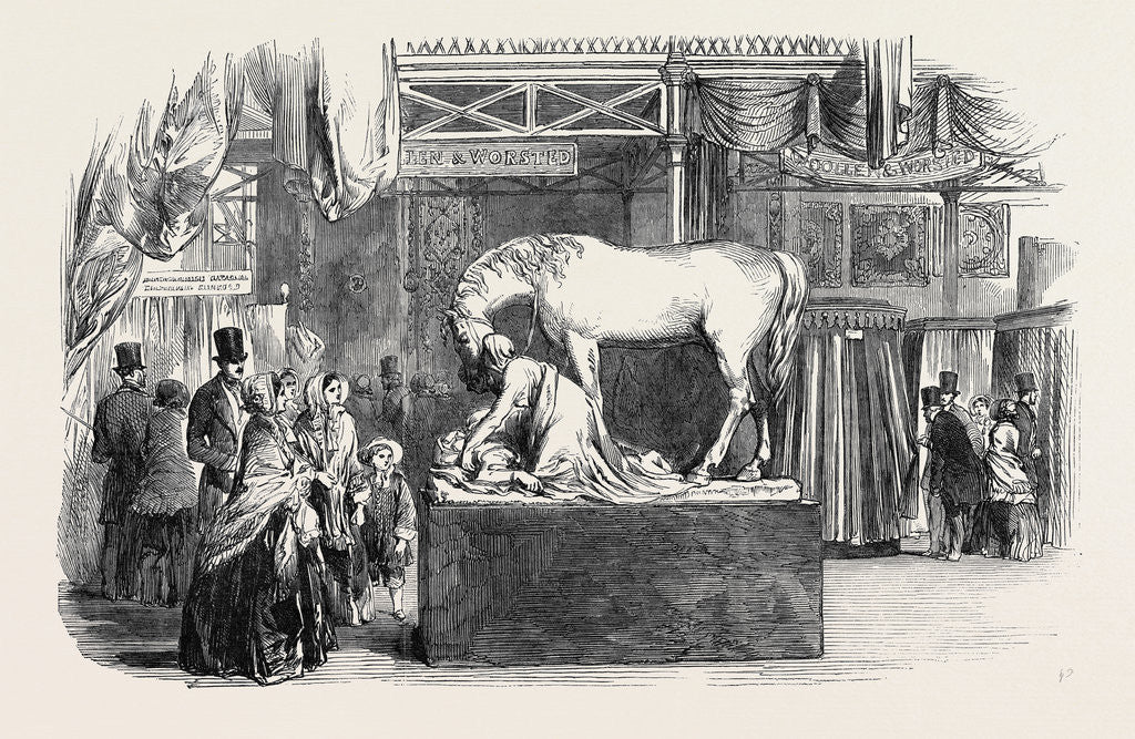 Detail of The Great Exhibition, the Mourners by Anonymous