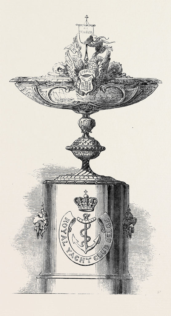 Detail of Cup Presented by the King of the Belgians to the Royal Belgian Yacht Club by Anonymous