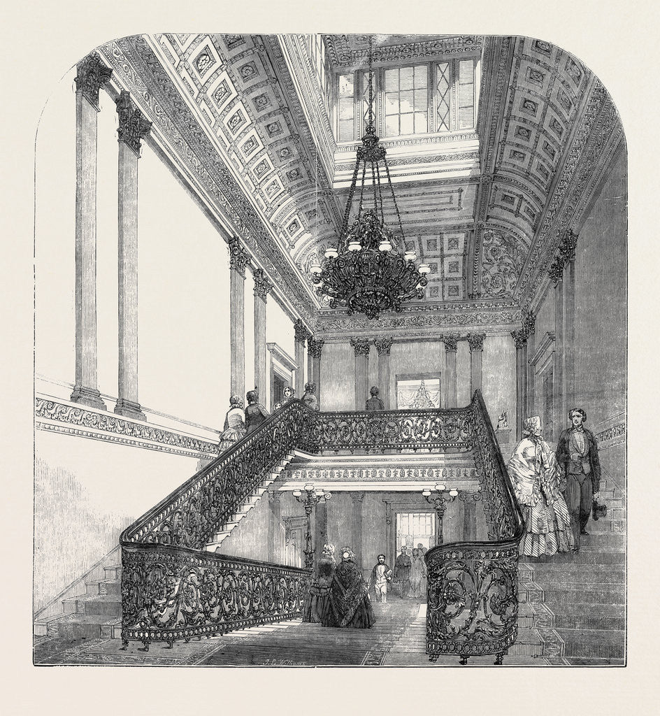 Detail of Interior of Northumberland House, the Grand Staircase by Anonymous