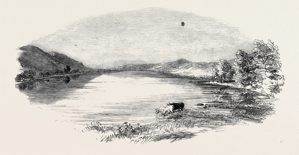 Detail of Coniston Water, from Waterhead, the Lake District by Anonymous
