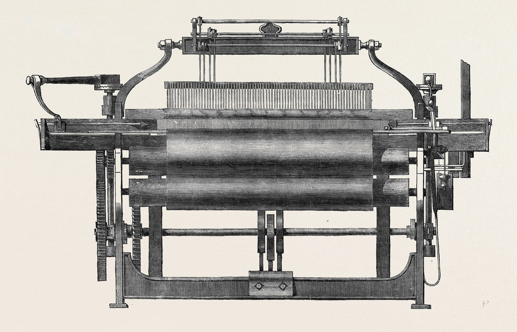 Detail of Harrison's Improved Power Loom, the Great Exhibition by Anonymous