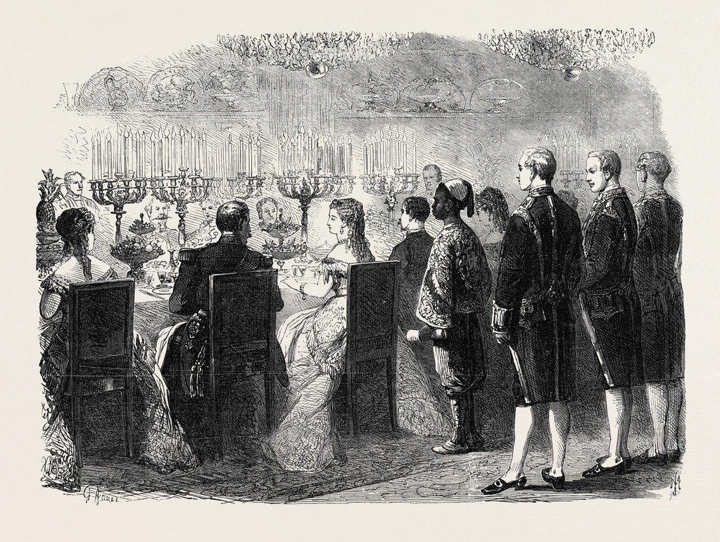 Detail of The Empress Eugenie's New Abyssinian Page 1869 by Anonymous