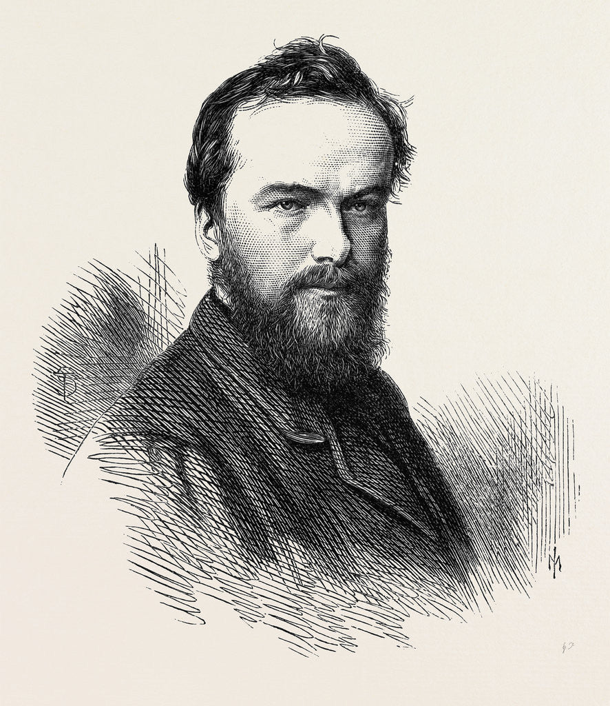 Detail of The Hon. H.F. Cowper Mover of the Address in the House of Commons 1869 by Anonymous