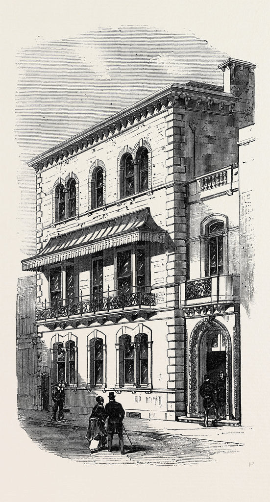 Detail of The Royal Naval Club Portsmouth UK 1869 by Anonymous