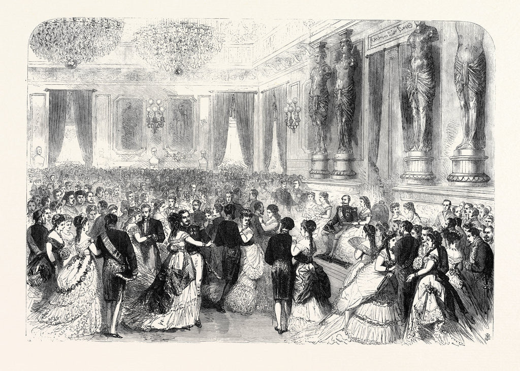 Detail of A State Ball at the Tuileries Paris France 1869 by Anonymous