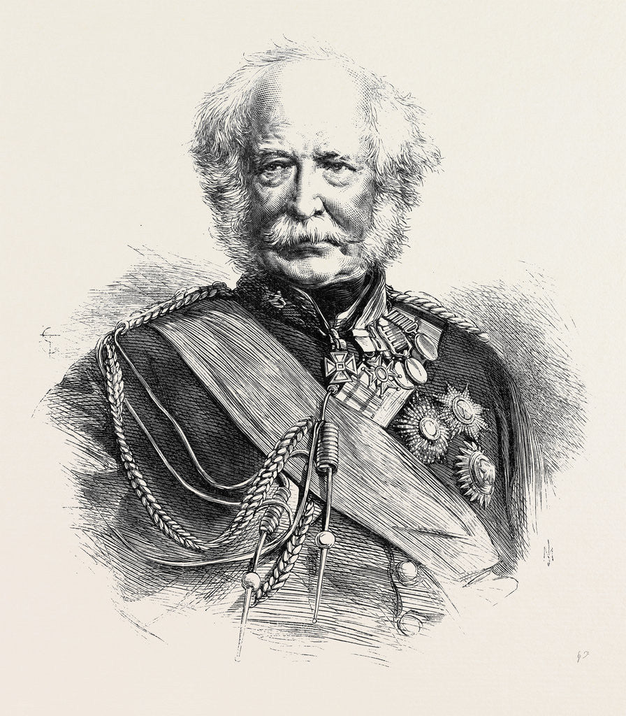 Detail of The Late Field Marshal Lord Gough 1869 by Anonymous