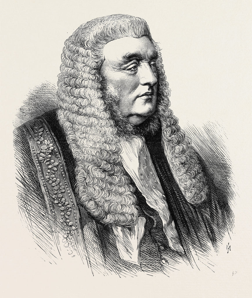 Detail of Vice Chancellor Sir W.M. James 1869 by Anonymous