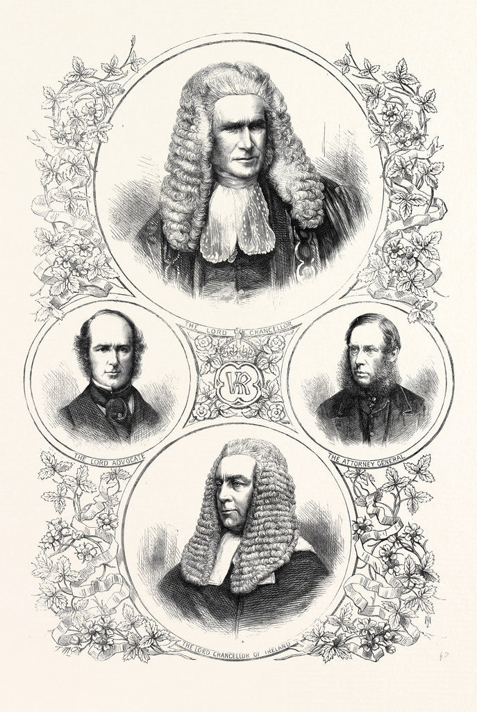 Detail of The New Ministry 1869 by Anonymous