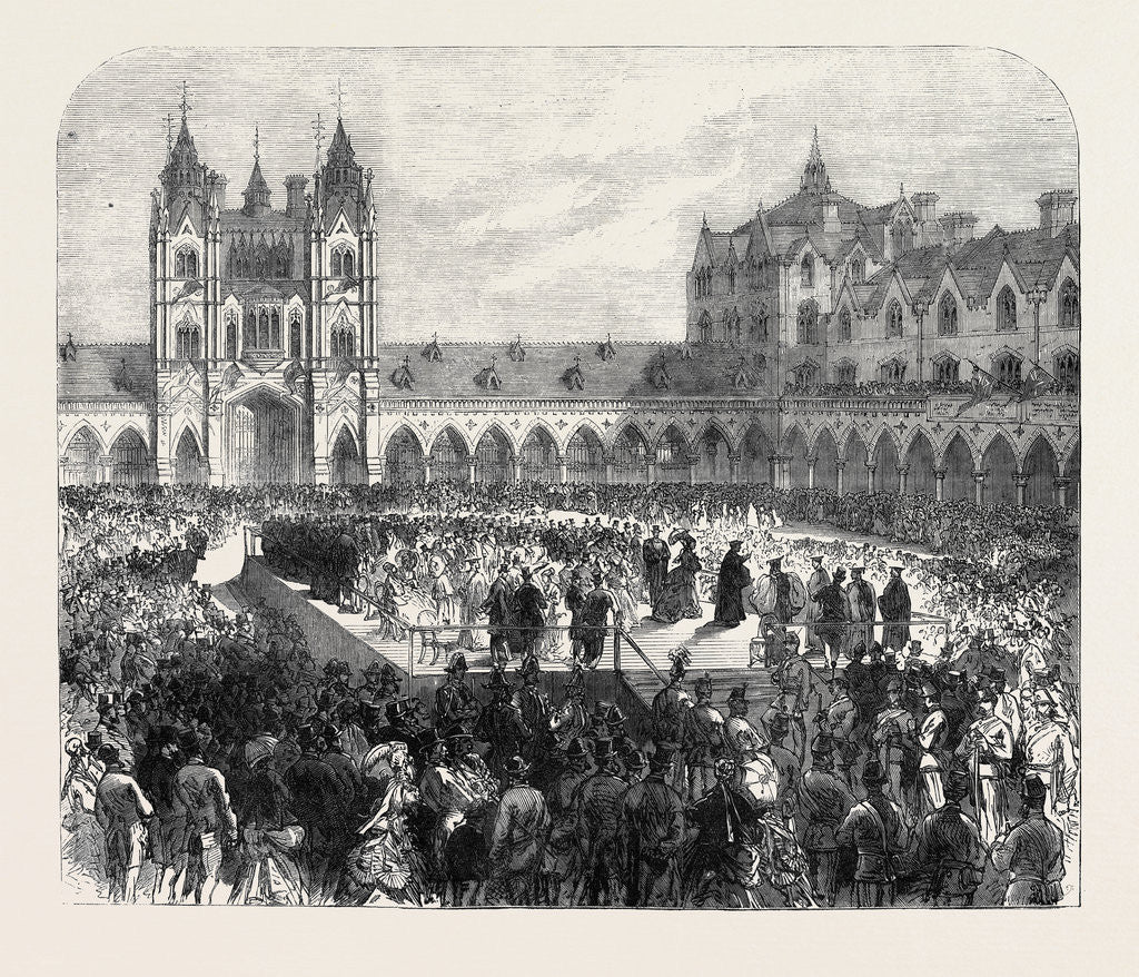 Detail of The Opening of Columbia Market: The Archbishop of Canterbury Speaking UK 1869 by Anonymous