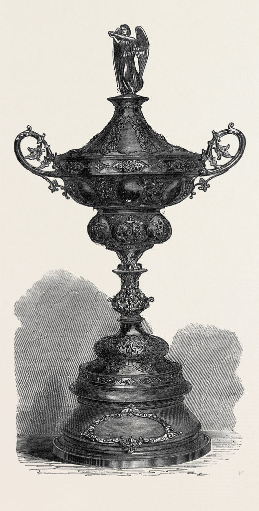 Detail of Prize Cup for the Dominion National Rifle Association of Canada 1869 by Anonymous