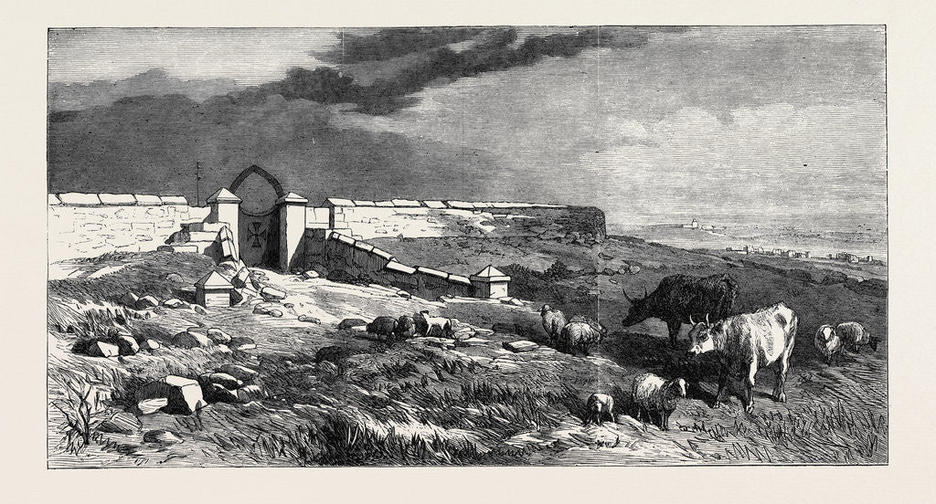 Detail of The Crimea Revisited: Cathcart Hill 1869 by Anonymous