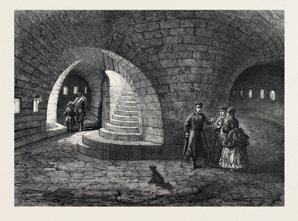 Detail of The Crimea Revisited: Interior of the Round Tower of the Malakoff 1869 by Anonymous