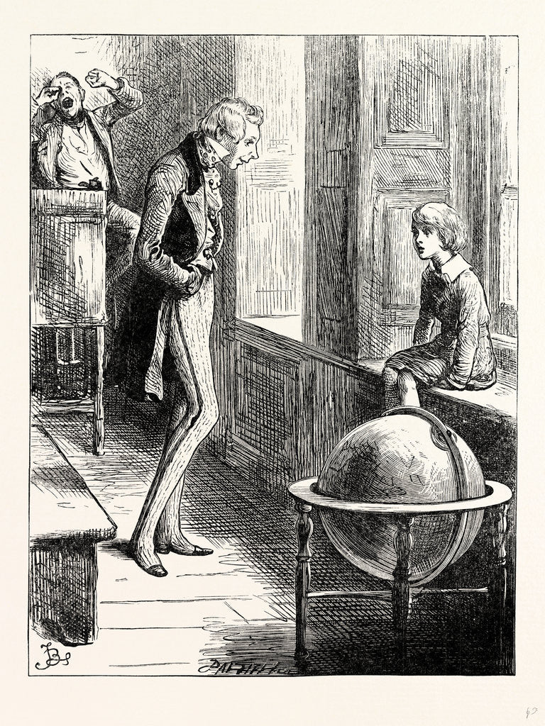 Detail of Charles Dickens Dombey and Son. Your Father's Regularly Rich Ain'T He ?' Inquired Mr. Toots. Yes Sir Said Paul. He's Dombey and Son. by Anonymous