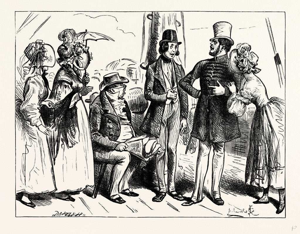 Detail of Charles Dickens Sketches by Boz So Exactly the Air of the Marquis Said the Military Gentleman. by Anonymous