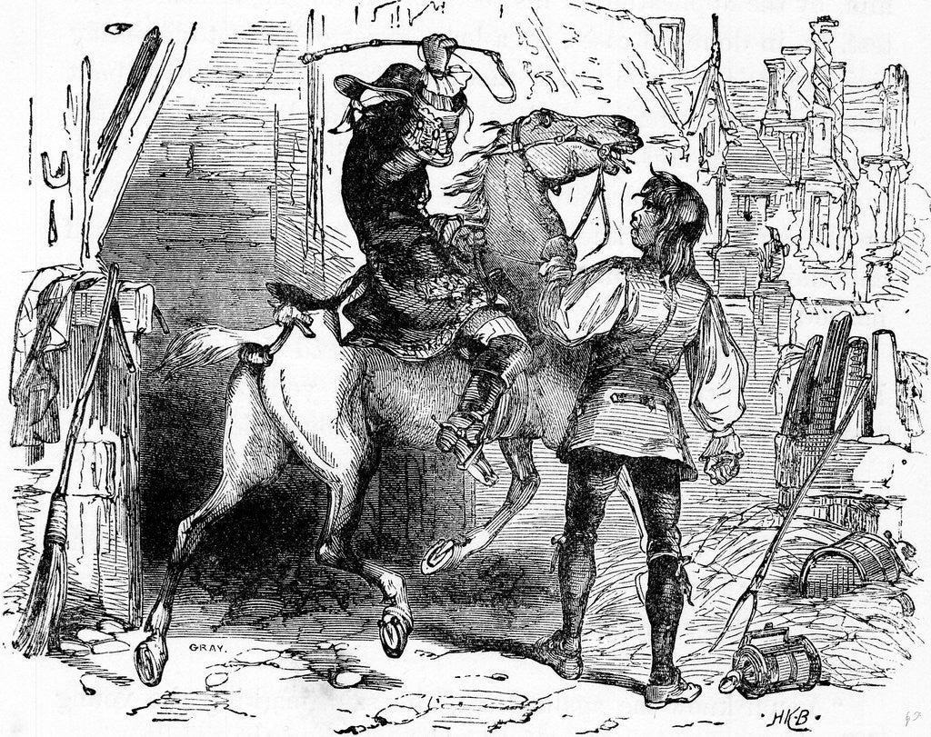 Detail of Charles Dickens Barnaby Rudge 1841 by Anonymous