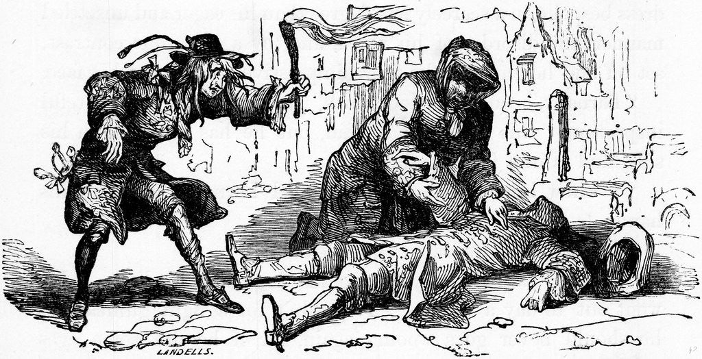 Detail of Charles Dickens Barnaby Rudge 1841 by Anonymous