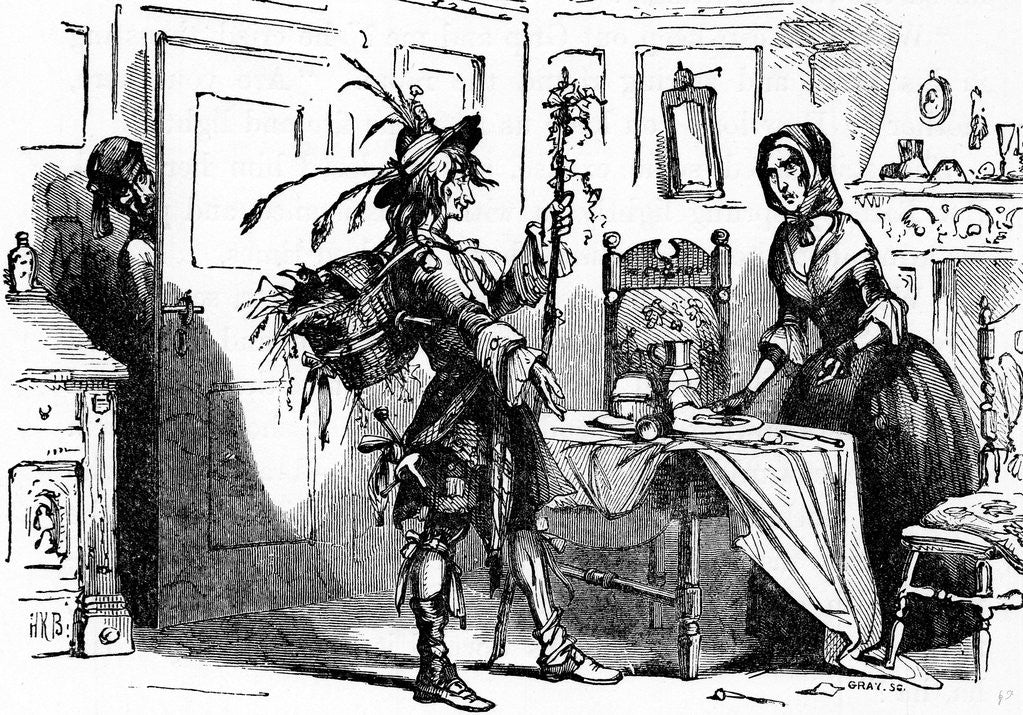 Detail of Charles Dickens Barnaby Rudge 1841 by Anonymous