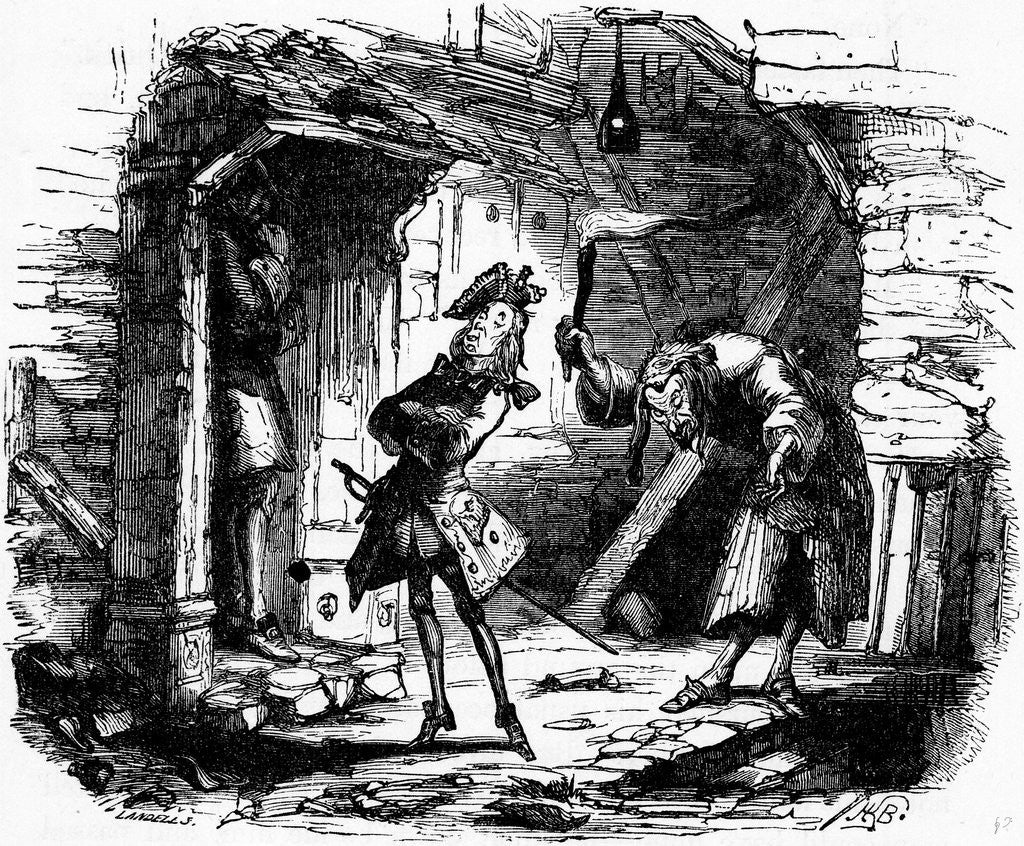 Detail of Charles Dickens Barnaby Rudge 1841 by Anonymous