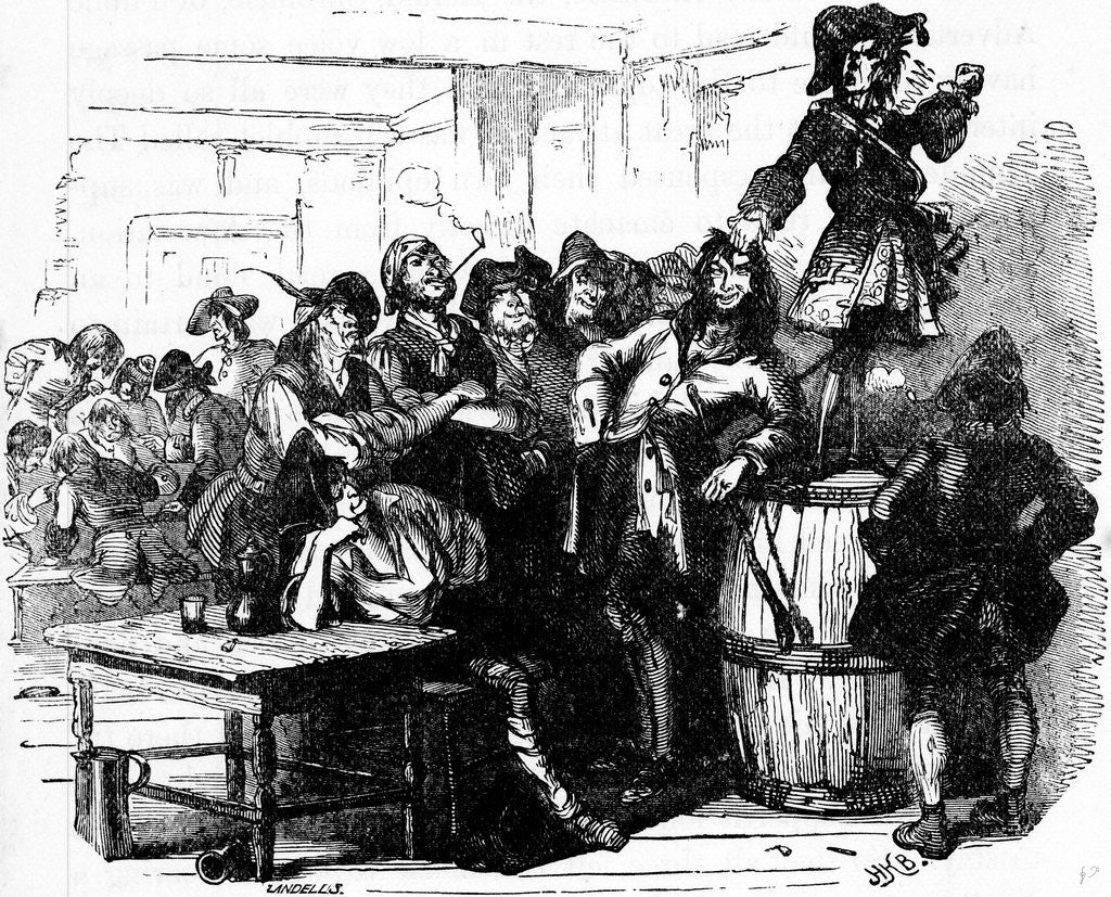 Detail of Charles Dickens Barnaby Rudge 1841 by Anonymous