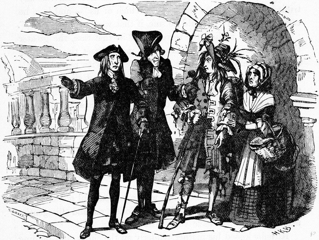 Detail of Charles Dickens Barnaby Rudge 1841 by Anonymous