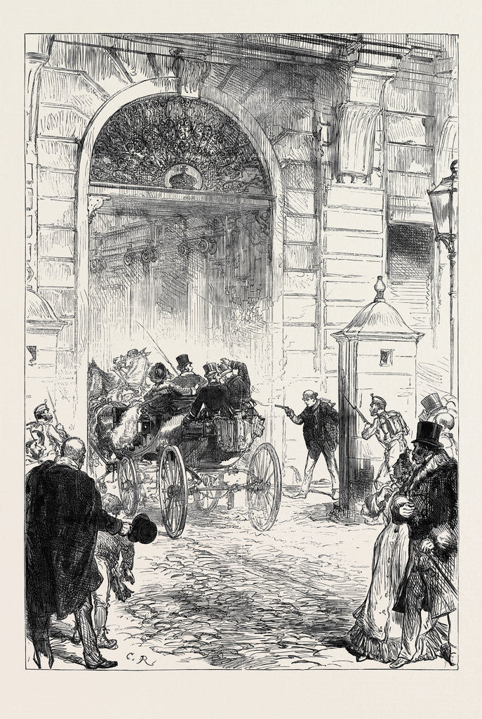 Detail of The Attempt to Shoot the King of Spain at Madrid 1880 by Anonymous
