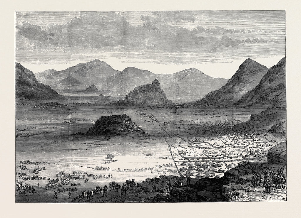 Detail of Secokuni's Town in the Transvaal from the Heights Occupied by the 94th Regiment November 28 1879 by Anonymous
