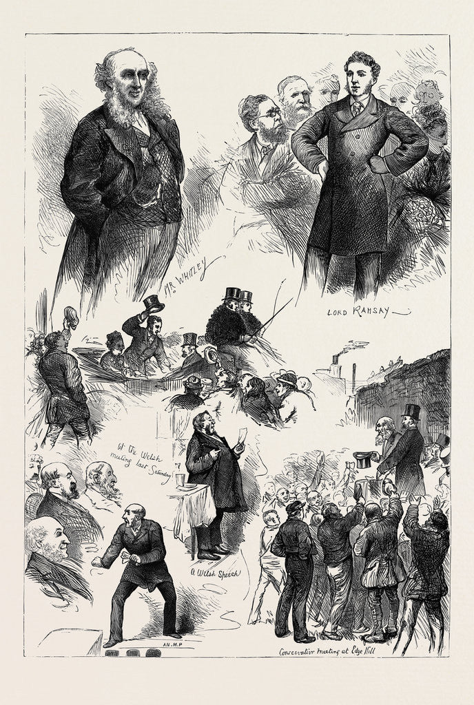 Detail of The Liverpool Election 1880 by Anonymous