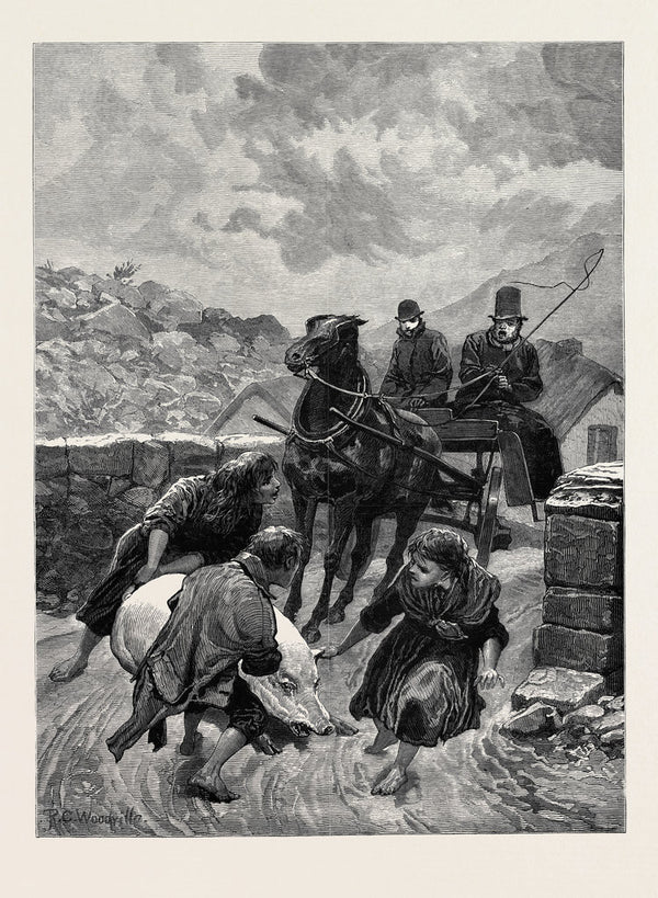 An Irish Obstructionist: A Sketch on the Road Connemara 1880 posters ...