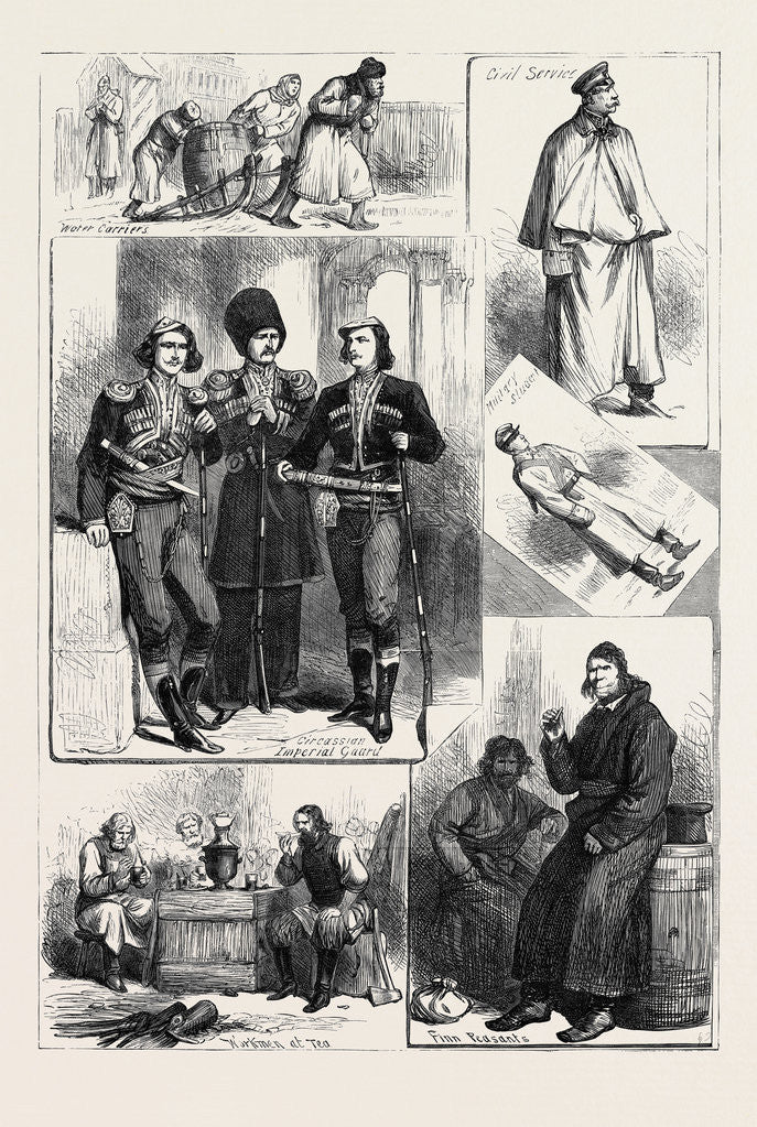 Detail of Russia: Popular Life and Manners 1880 by Anonymous