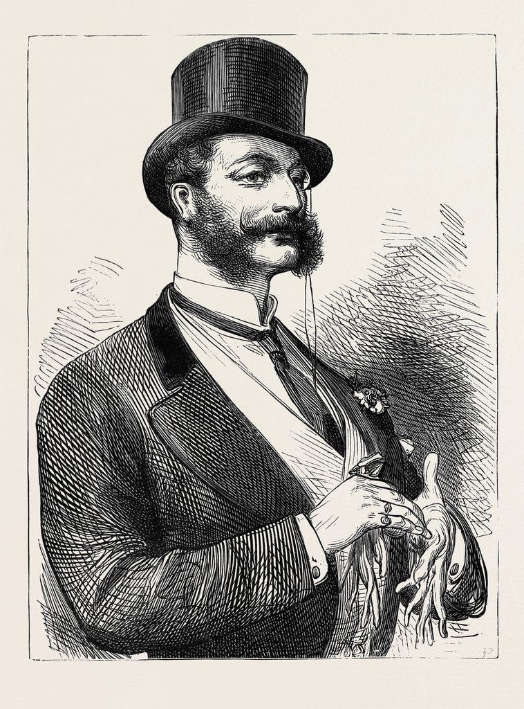 Detail of Election Sketches: The Ladies' Favourite 1880 by Anonymous
