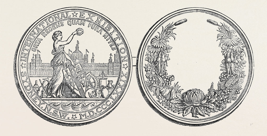 Detail of Medal of the Sydney International Exhibition by Anonymous