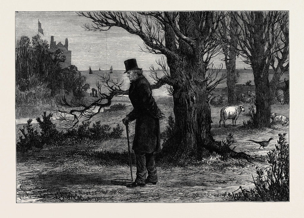 Detail of The General Election: The Calm Before the Storm: A Sketch at Dalmeny on Saturday April 3 1880 by Anonymous