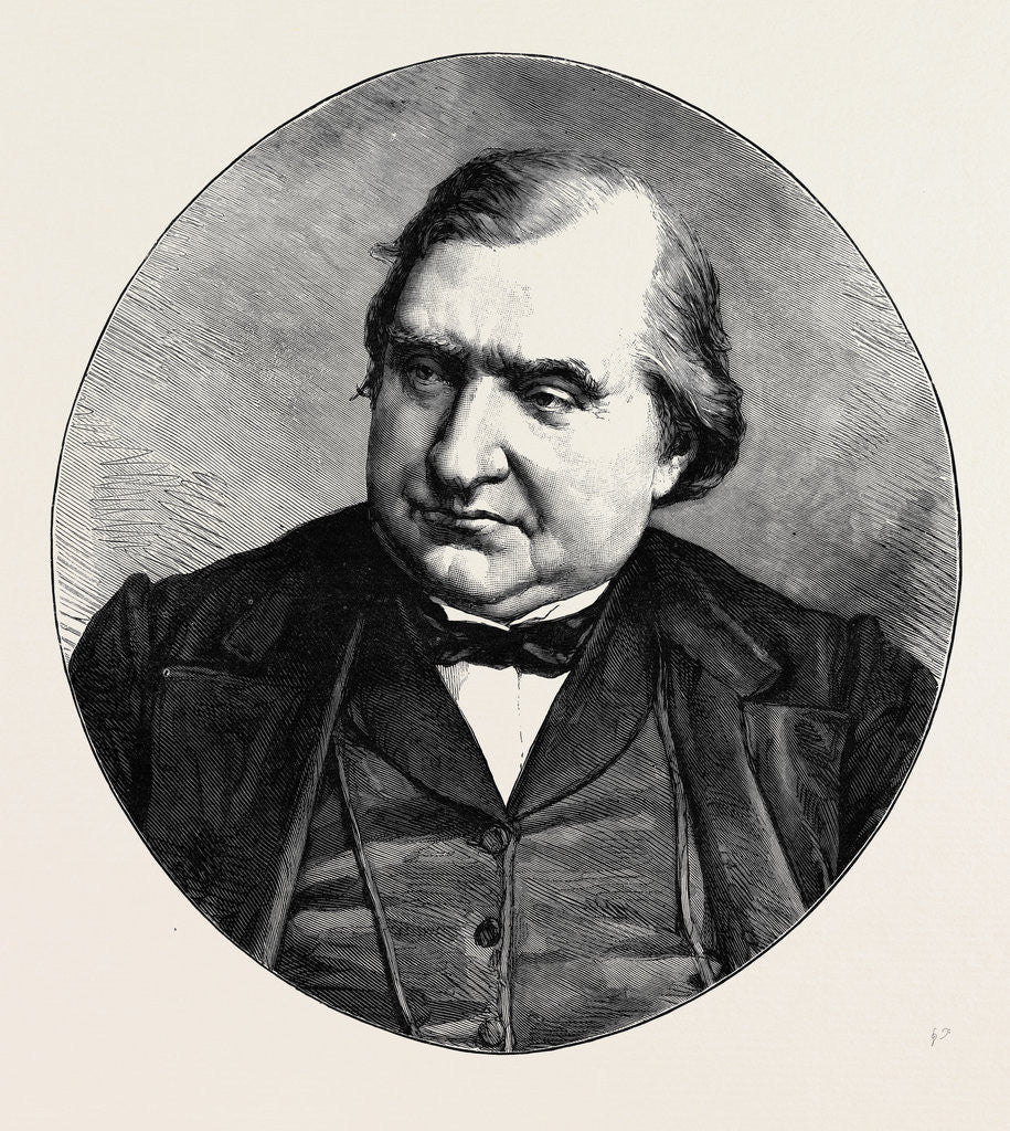 Detail of M. Ernest Renan Member of the French Institute (Hibbert Lecturer) 1880 by Anonymous