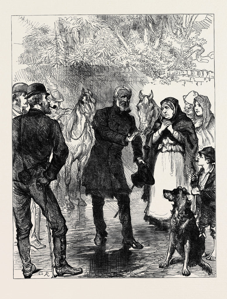 Detail of Ireland: An Itinerant Orator Near Killarney 1880 by Anonymous